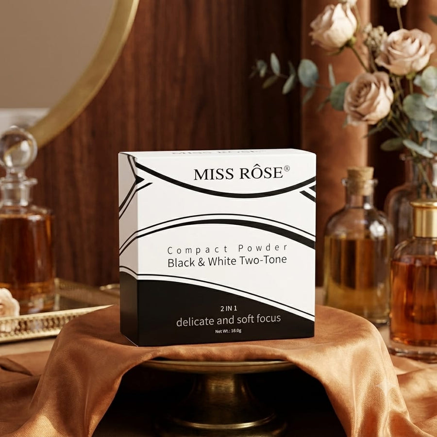 Miss Rose Compact Powder 2in1