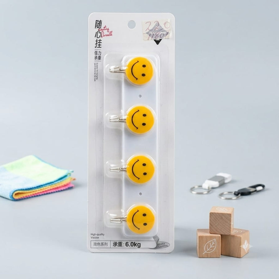 Smile Key Hooks - 4 Hooks