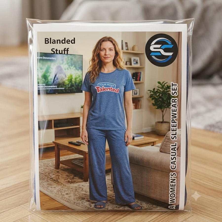 Women Casual Sleepwear Dress - Design 10