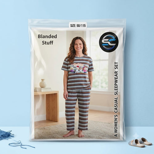 Women Casual Sleepwear Dress - Design 11