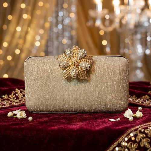 Bridal Fancy Bag - Light Golden
