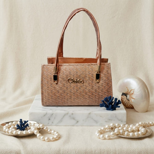 Fancy Ladies Handbag - Onion (Piyaz) Colour