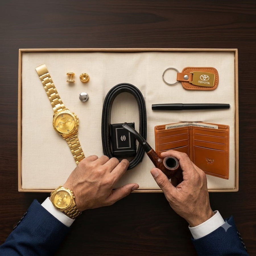Gents Gift Set With Watch