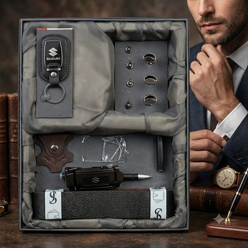 Gents Gift Set Gray Color