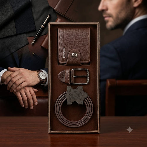 Gents Wallet Gift Set 2 in 1
