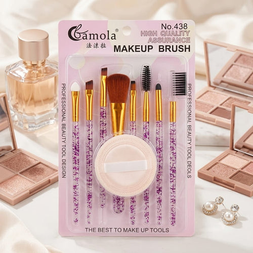 Make up Bursh set larg with Puff